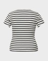 TJW SLIM BUTTON RIB C-NECK SS