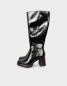 KNEE HIGH BLACK BOOTS
