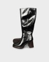 KNEE HIGH BLACK BOOTS