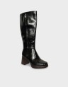 KNEE HIGH BLACK BOOTS