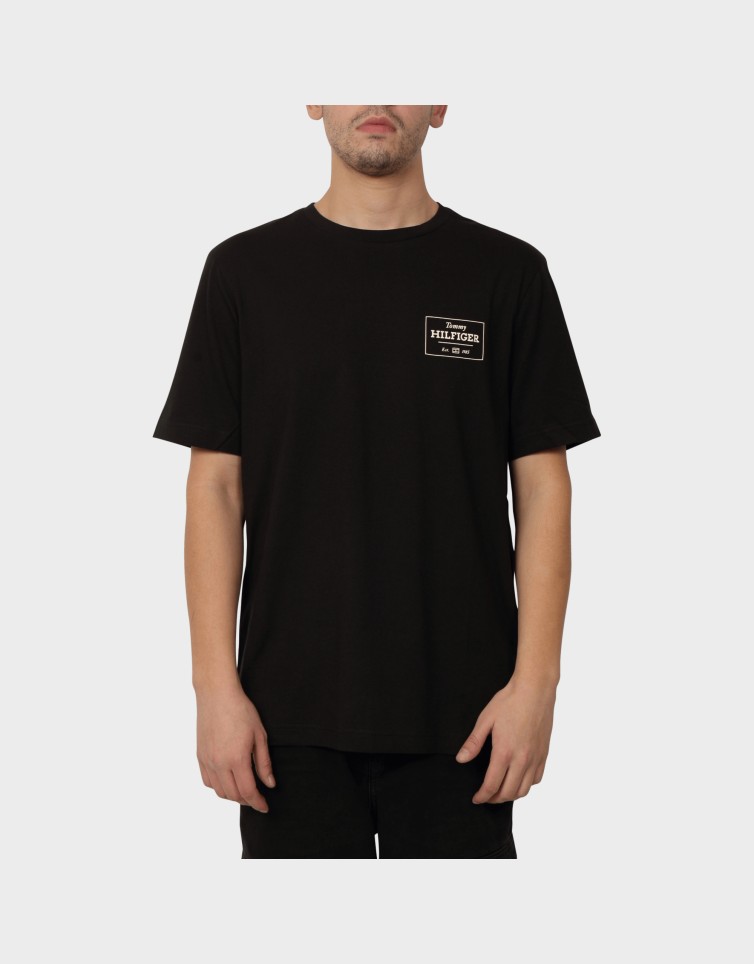 MONOTYPE PRINTED LABEL TEE
