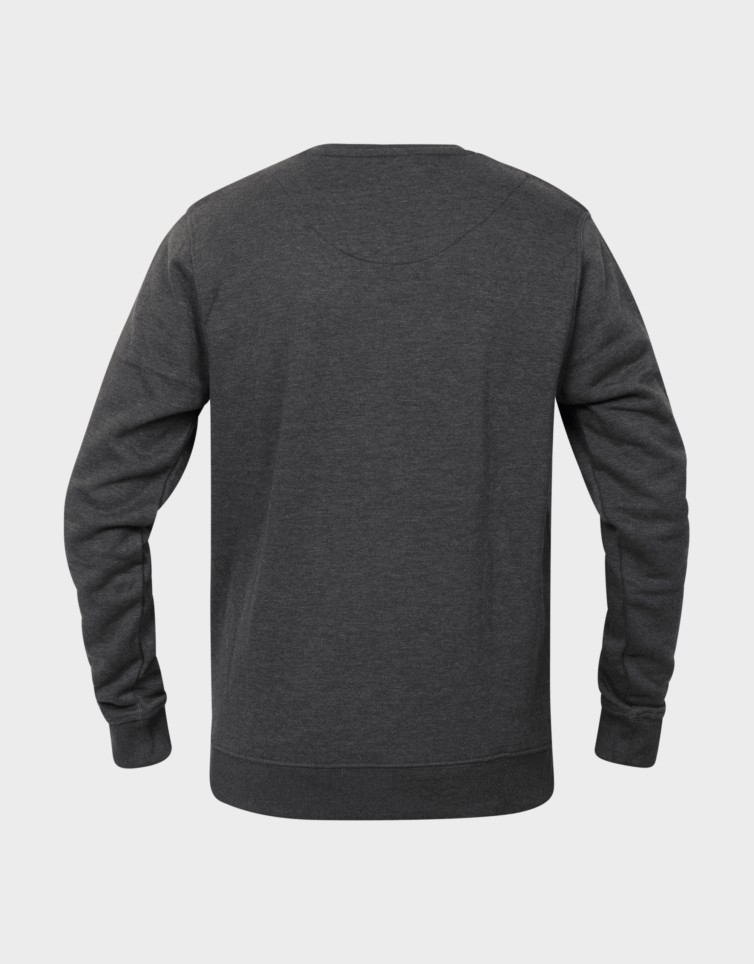 COTTON FLEECE SOLID CREW NECK
