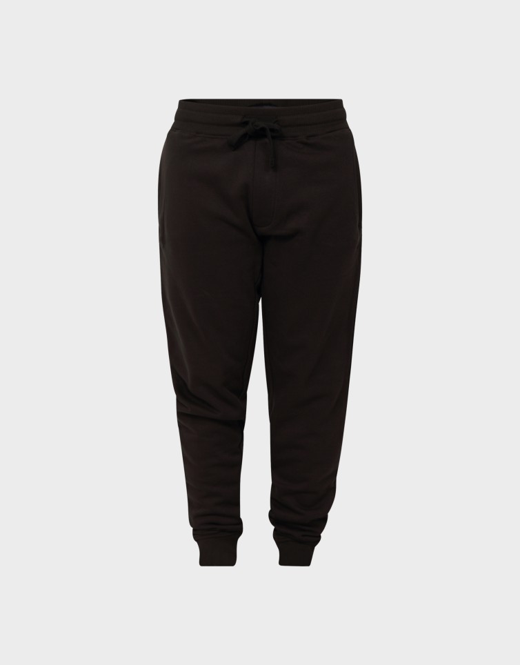COTTON FLEECE JOGGER SOLID RIB