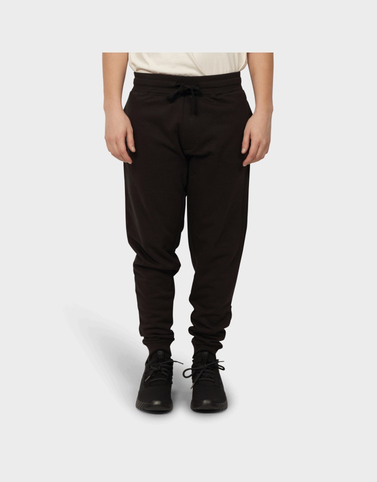 COTTON FLEECE JOGGER SOLID RIB