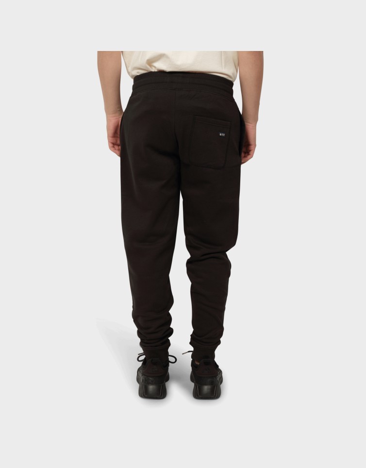 COTTON FLEECE JOGGER SOLID RIB