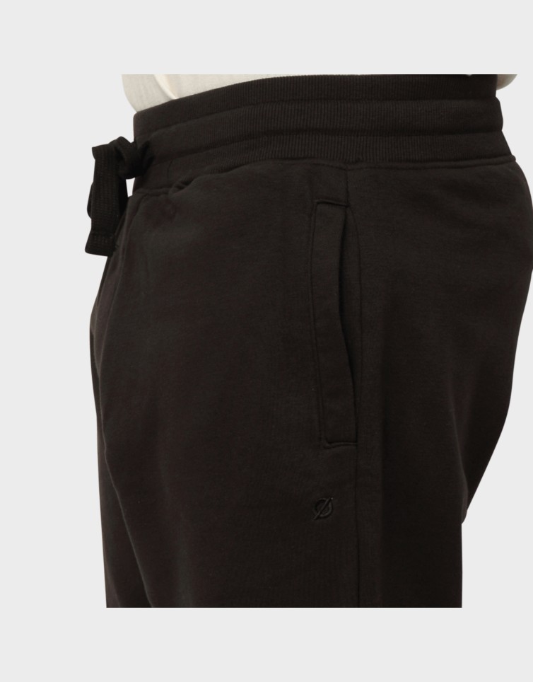 COTTON FLEECE JOGGER SOLID RIB