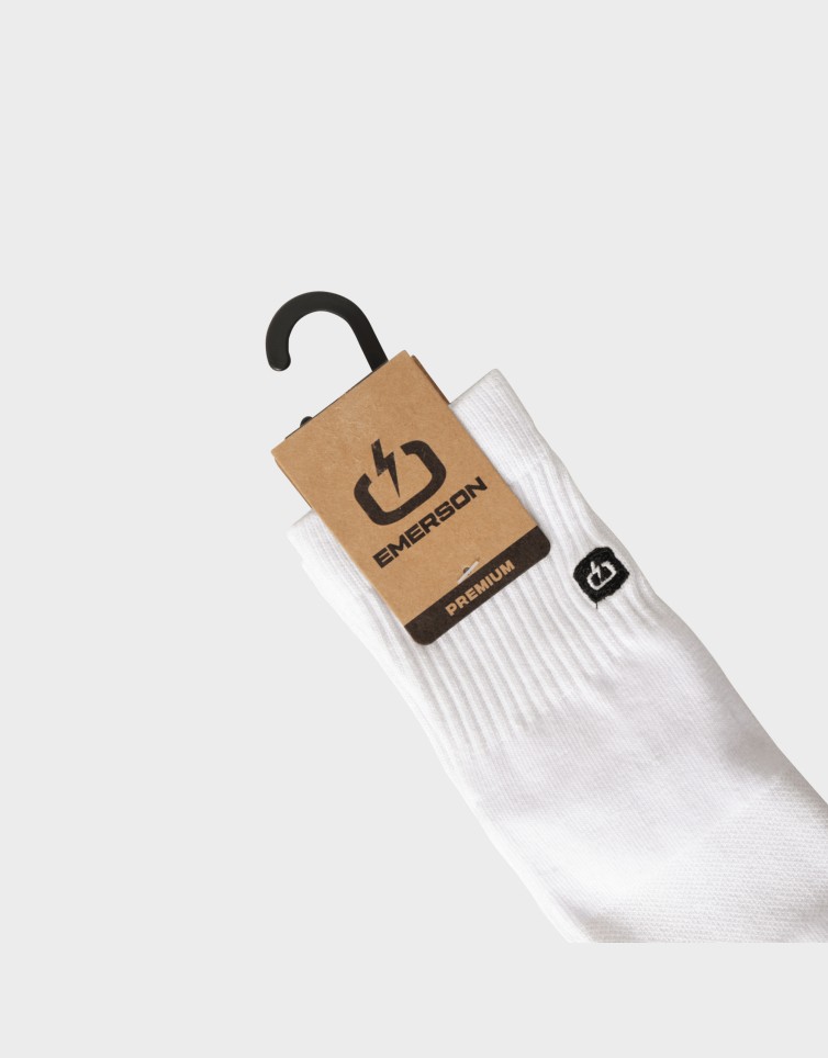 BASIC MID CREW SOCKS (2-PAIRS)