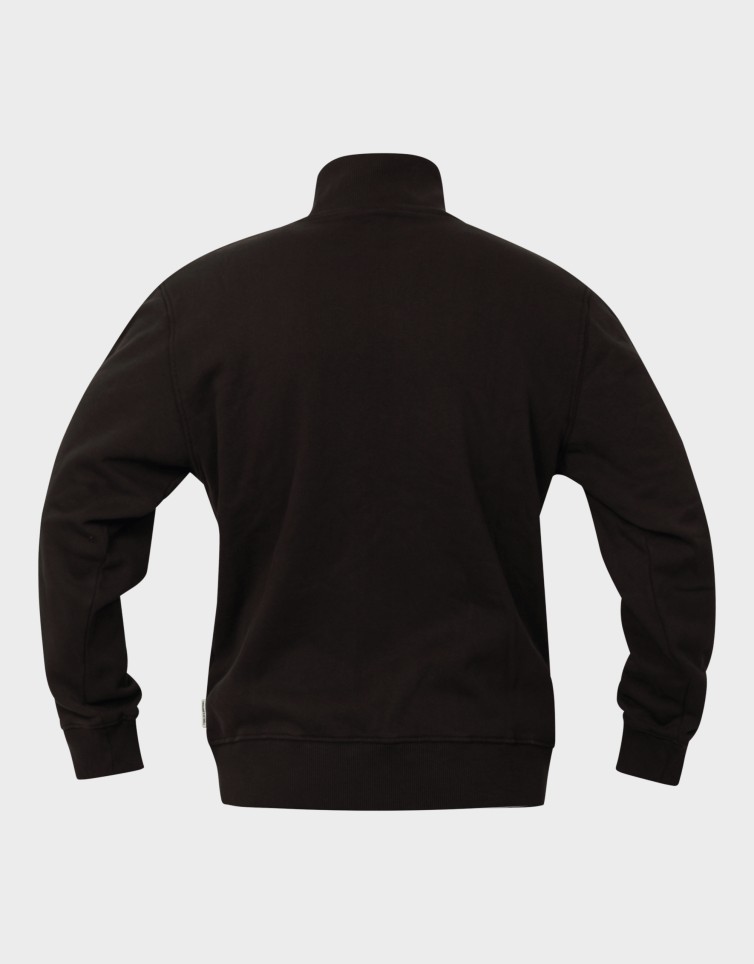 LETTER LOGO ZIP SWEATSHIRT