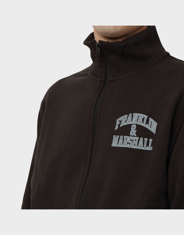 LETTER LOGO ZIP SWEATSHIRT
