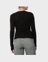 TJW SLIM POINTELLE RIB TEE LS