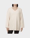 GOLD PIPING LS V-NECK LONG PULL