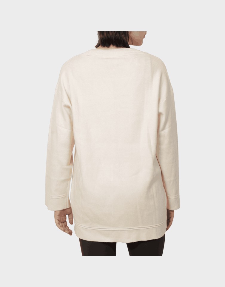 GOLD PIPING LS V-NECK LONG PULL