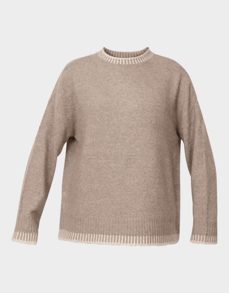 SILMA LS STITCH MOCK NECK