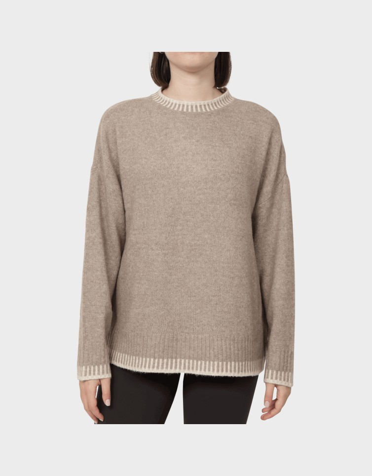SILMA LS STITCH MOCK NECK