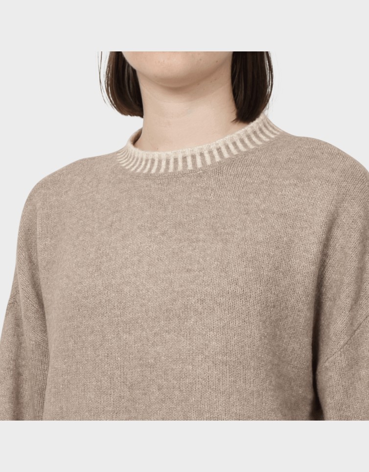 SILMA LS STITCH MOCK NECK