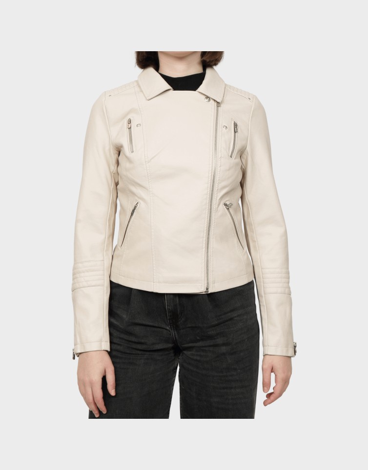 ONLGEMMA FAUX LEATHER BIKER OTW NOOS