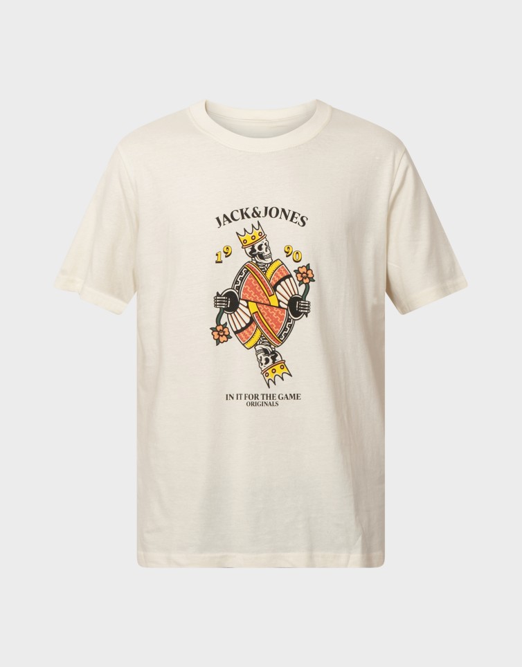 JORANATOMY SKULL TEE SS CREW NECK LN