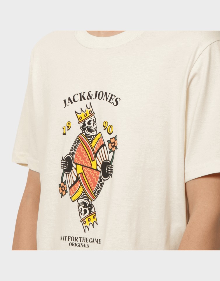 JORANATOMY SKULL TEE SS CREW NECK LN