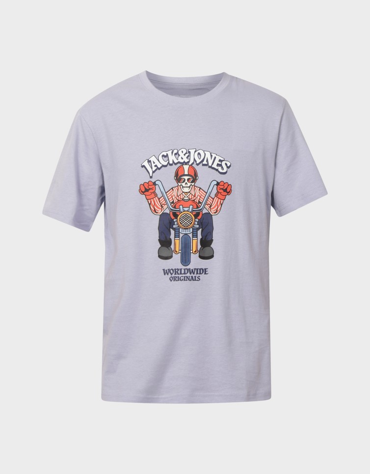 JORANATOMY SKULL TEE SS CREW NECK LN