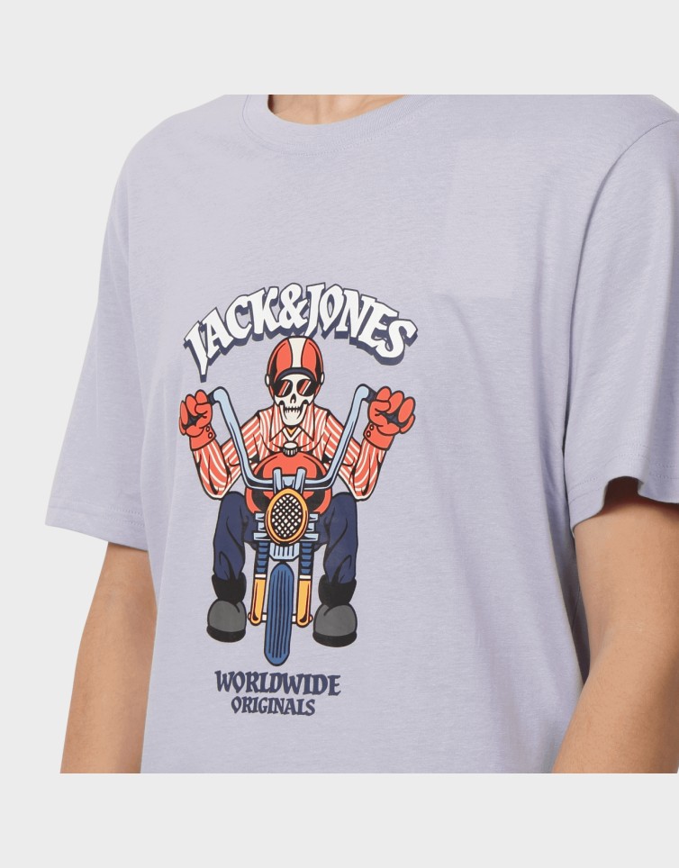 JORANATOMY SKULL TEE SS CREW NECK LN