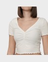 BETTY LIFE S/S V-NECK TOP