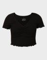 BETTY LIFE S/S V-NECK TOP