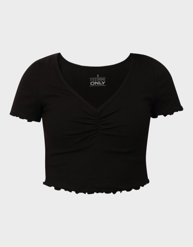 BETTY LIFE S/S V-NECK TOP