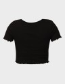 BETTY LIFE S/S V-NECK TOP