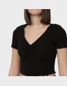 BETTY LIFE S/S V-NECK TOP