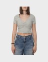 BETTY LIFE S/S V-NECK TOP