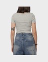 BETTY LIFE S/S V-NECK TOP