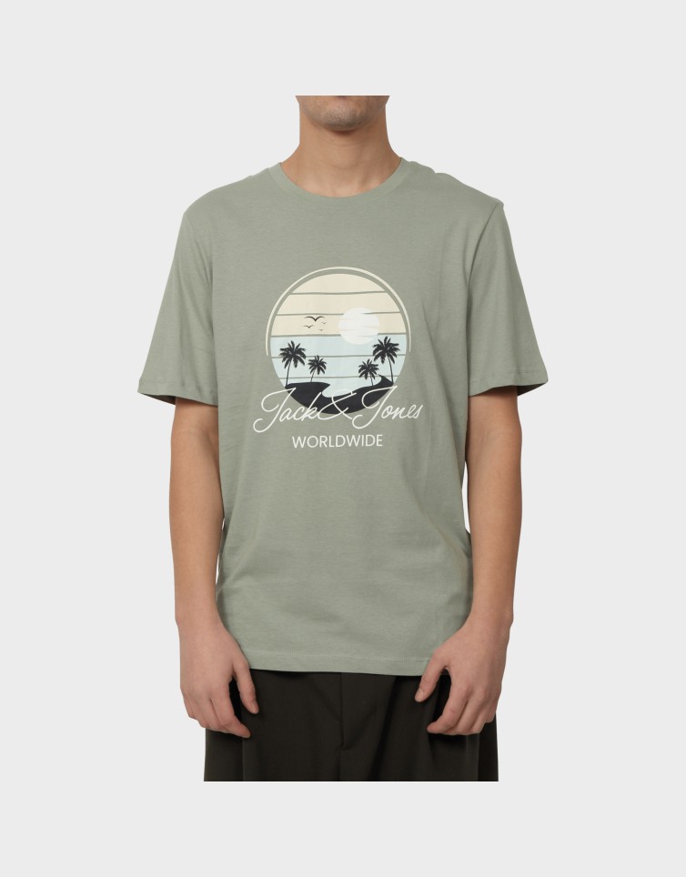 JJPALM TEE SS CREW NECK LN