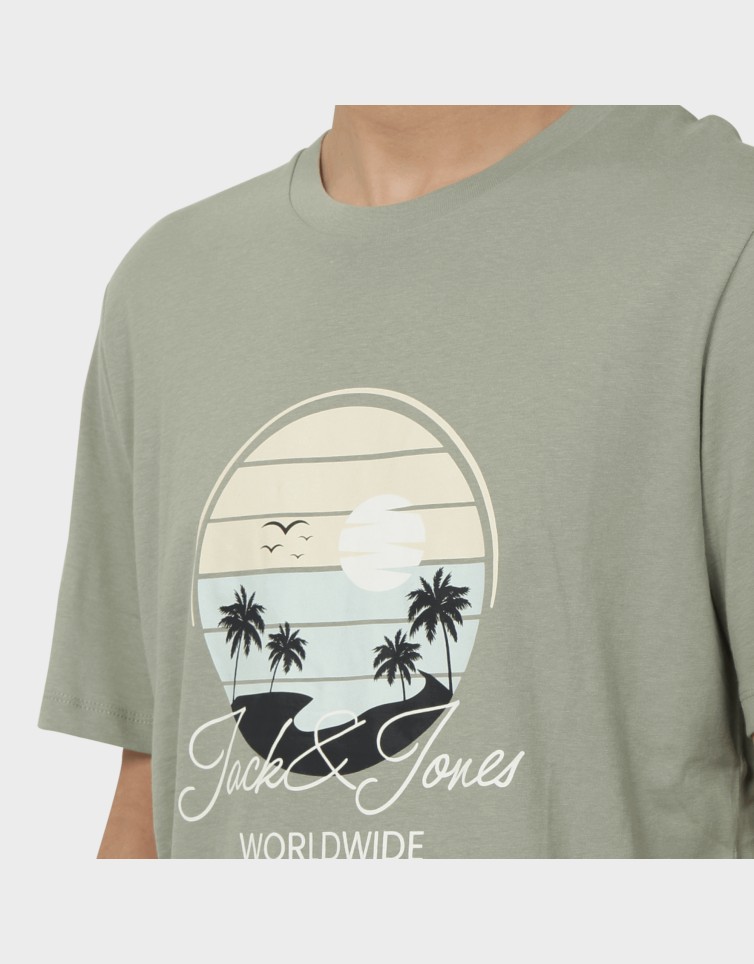 JJPALM TEE SS CREW NECK LN