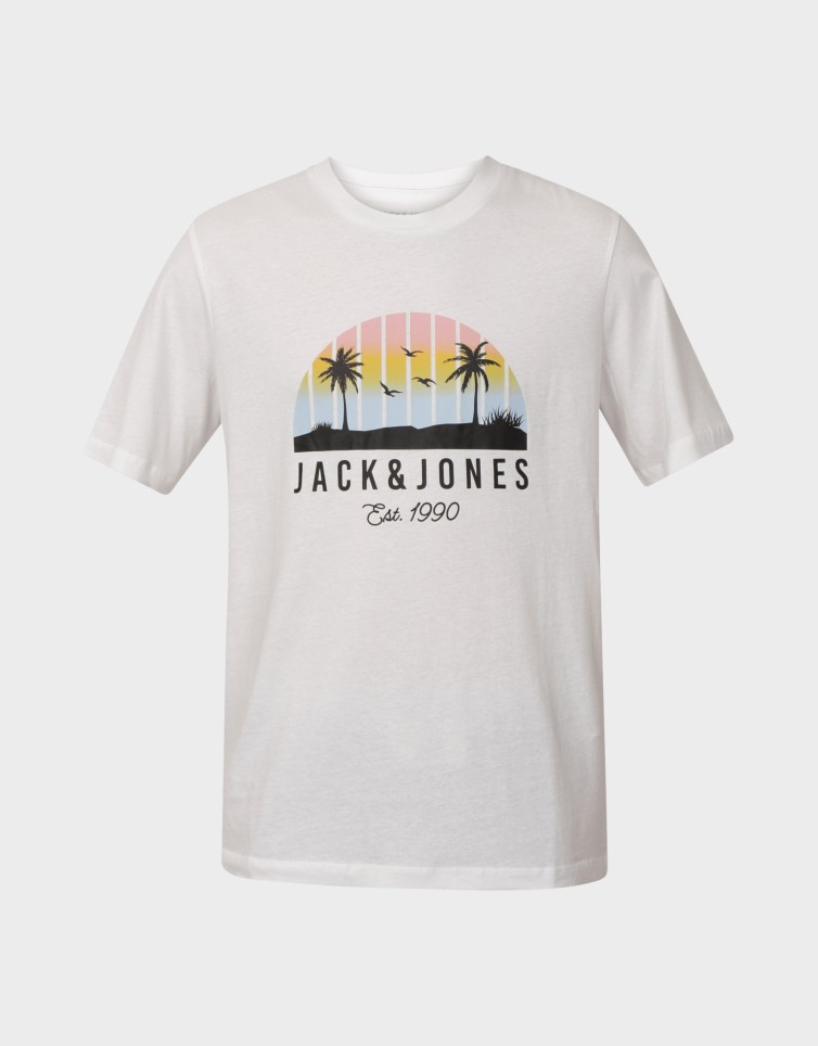 JJPALM TEE SS CREW NECK LN