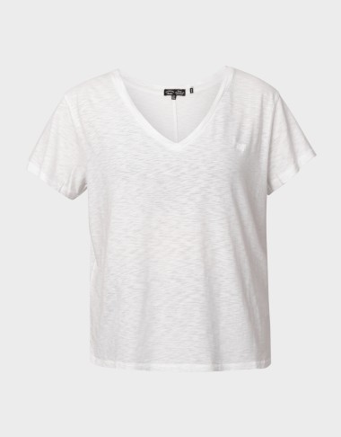 STUDIOS SLUB EMB VEE TEE