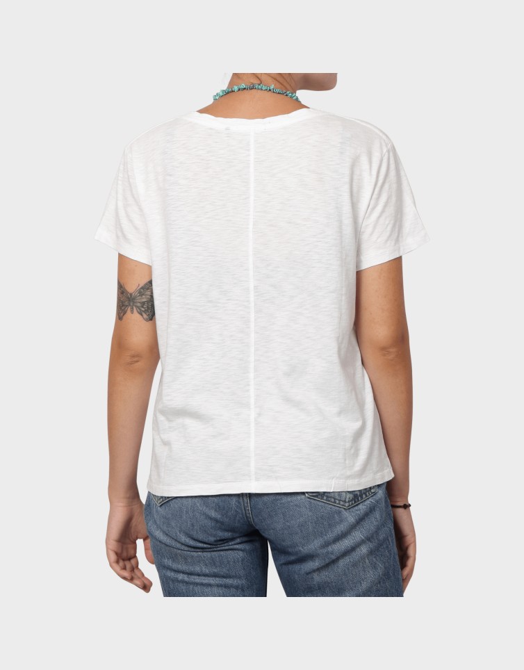 STUDIOS SLUB EMB VEE TEE