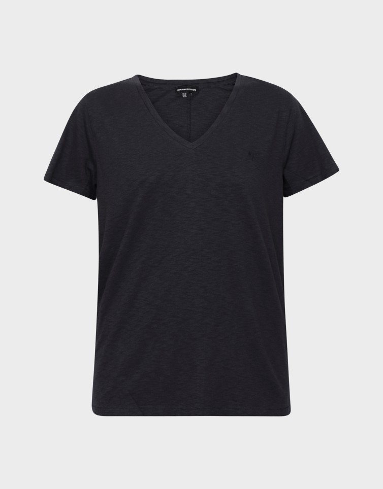 STUDIOS SLUB EMB VEE TEE