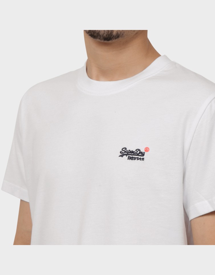 ESSENTIAL CONTRAST EMB TEE