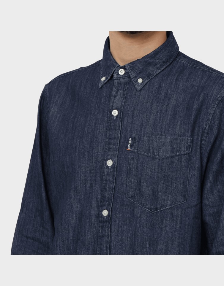 ESSENTIALS L/S DENIM SHIRT
