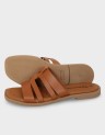 FLAT LEATHER MULE