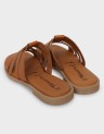 FLAT LEATHER MULE