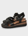 CROSSED SANDALS