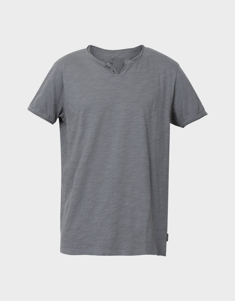 BASIC BUTTON T-SHIRT
