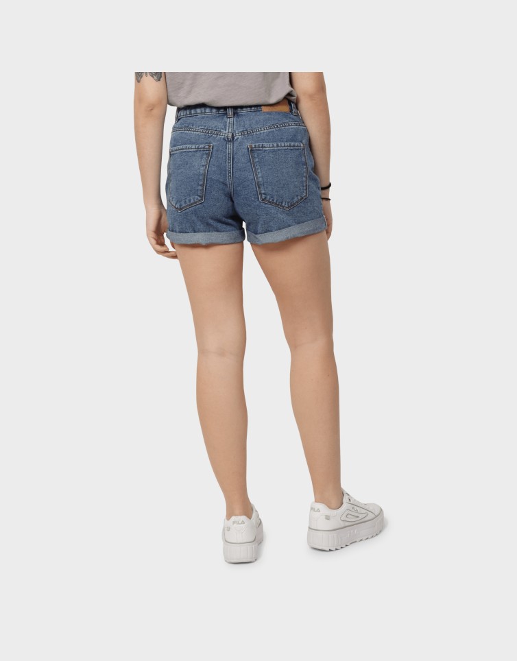 ZURI HR LOOSE DENIM SHORTS