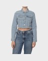 WONDER LS CROPPED DNM JACKET