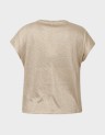AMBER LIFE S/L O-NECK SHINE TOP