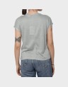 AMBER LIFE S/L O-NECK SHINE TOP