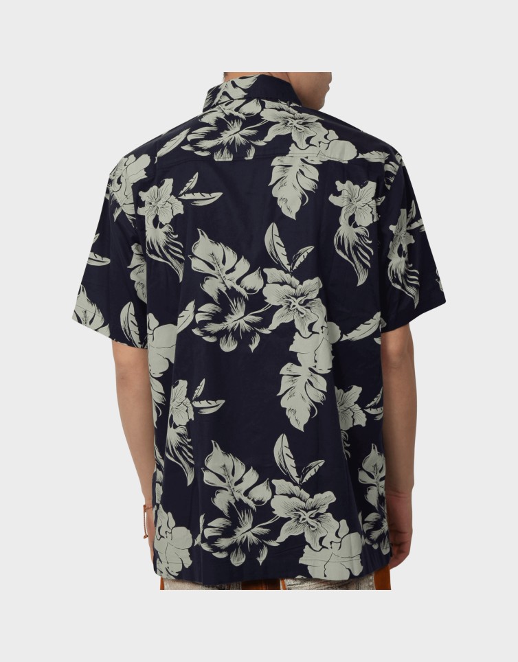 D2 OVIN HAWAIIAN PRINT SHIRT