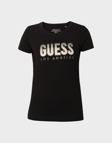 GLITTER DEGRADE LOGO TEE