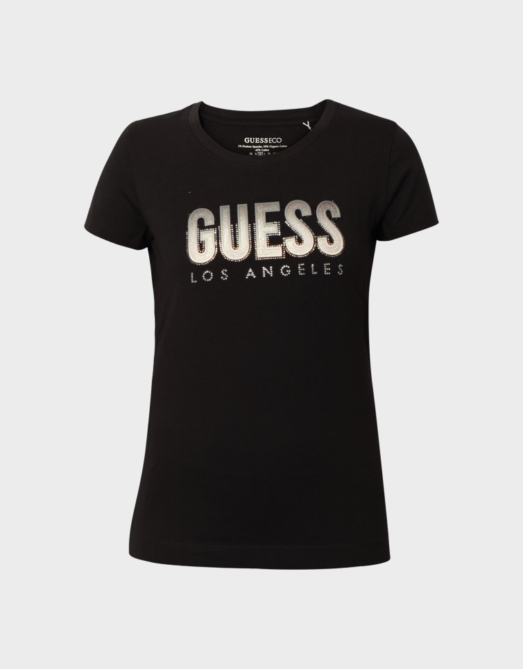 GLITTER DEGRADE LOGO TEE